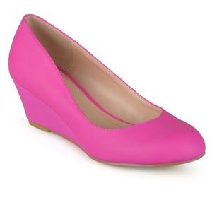 Journee collection Dolup Wedge pink